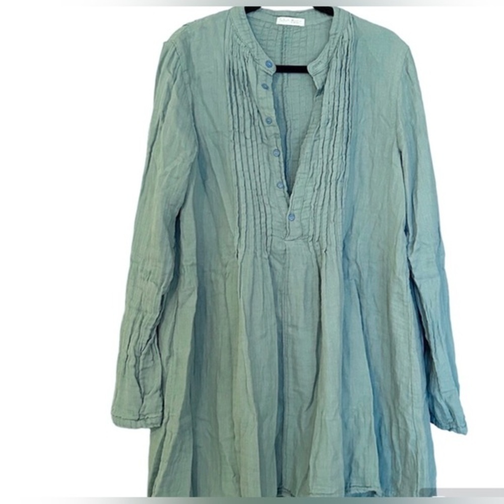 CP Shades X Free People Yoko Tunic Teal‎ Green Dress tunic Top Size XS brand new